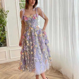 Wjczt Floral Embroidery Luxury Mini Dress Women V-neck Short Puff Sleeve Hip Package Dresses Female 2024 Spring Evening Party Vestido