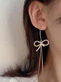 Wjczt 2024 New Long Bow Earrings