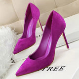 Wjczt Shoes Women Pumps Fashion High Heels For Women Shoes Casual Pointed Toe Women Heels Stiletto Ladies Chaussures Femme