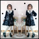 Wjczt Winter Kawaii Girl Sweet Lolita Boots Vintage Round Head Plush Cashmere Warm Women Shoes Cute Bowknot Snow Boots