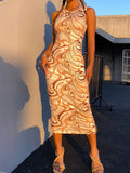 Wjczt Abstract Print Maxi Dress