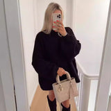 barn jacket outfits Women's 2024 Spring and Autumn New Elegant round Neck Simple Fashion Style Thin Sweater