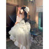 aesthetic halloween costumes Pure Desire Small Dress French Tail Dress High-Grade Adult Ceremony Birthday Princess Pettiskirt Summer New Girl Dress