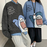 sweater French Style Couple Clothes Niche Design Sense Autumn Clothes Cartoon Cute Pullover Women's Loose Autumn and Winter Outer Wear