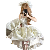 aesthetic halloween costumes Pure Desire Small Dress French Tail Dress High-Grade Adult Ceremony Birthday Princess Pettiskirt Summer New Girl Dress