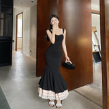 jester dress to impress Stitching Fishtail Dress Autumn New Gentle Lady Style Dress Female Yl616dg