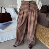 2024 fall fashion trends Madeinost2024 Autumn New Retro Casual Wide-Leg Straight Casual All-Match Suit Pants Loose Pants