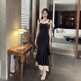 jester dress to impress Stitching Fishtail Dress Autumn New Gentle Lady Style Dress Female Yl616dg