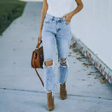 discover style ideas Factory Direct Sales 24-Year New Fashion Ripped Jeans for Women Is Also the Price