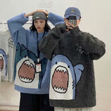 sweater French Style Couple Clothes Niche Design Sense Autumn Clothes Cartoon Cute Pullover Women's Loose Autumn and Winter Outer Wear