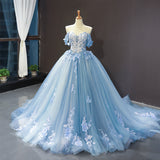 prom dresses Travel Colorful Yarn 2024 Summer New Bridal Solo Pettiskirt off-Shoulder Trailing Wedding Dinner Princess Dress