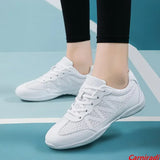 Wjczt High Quality Lightweight Cheerleading Dance Shoes Girls Boy Summer Training Fitness Sneakers Kids Children Soft Gymnastics Shoes