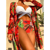 Wjczt  New Bikini Beach Skirt Tunics for Beach Cover up Swimsuit Women Ruffle Biquini Bathing Suit Summer Beach Wear Swim Suit