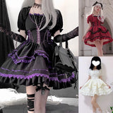 Wjczt Original Lolita Dark Goth doll Elegant Lolita dress by the banks of the Seine