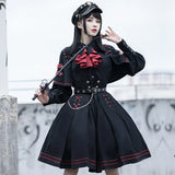 Wjczt Spring Lovers military style lolita original skirt skirt + top complete JK uniform