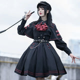 Wjczt Spring Lovers military style lolita original skirt skirt + top complete JK uniform