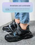 Wjczt New Fashion 2024 Women's Safety Shoes Sneakers Women Anti-smash Anti-puncture Security Boots Protective Shoes Breathable