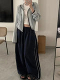 Wjczt Wide Leg Parachute Pants Women Y2k Baggy Casual Joggers Chic Oversized Korean Harajuku Fashion Patchwork Trousers Hippie