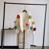 Wjczt outfit ideal Iris Floral Knitted Cardigan