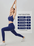 Wjczt 2 Piece Yoga Clothes Women's Tracksuit Athletic Wear Pilates Fitness Suit Gym Workout Push Up Clothes Sports Bra Leggings Suit