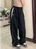 Wjczt Casual Baggy Pants Women Vintage Y2k Oversize Hip Hop Joggers Harajuku Streetwear BF Female Sweatpants Wide Leg Trousers