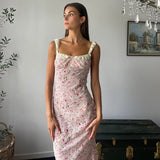 Wjczt outfit ideal Flamingo Pink Floral Elegance Dress