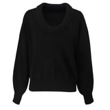 Wjczt   fall outfits y2k Women Autumn Winter New Pullover European Women'S Clothing Fashion Casual Round Neck Knitted Sweater Streetwear Sweatshirt