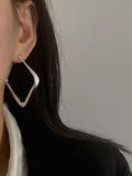 Wjczt 2024 New Simple Chic Geometric Earrings