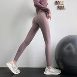 Wjczt Seamless Tummy Control Sports Pants Women Stretchy High Waist Sports Pants Push Up Running Women Gym Fitness Leggings