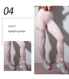 Wjczt Printing Sport Leggings Women High Waist Exercise Leggings Lady Gym Pants Fashion Golden Dots Fitness Sportswear Female