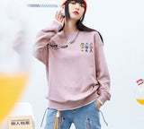 Wjczt Women'S Fake Two-Piece Sweatshirt Tops Fall 2021 New High Street Hoodies Loose Street Clothes