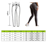 Wjczt New Women Leggings Withe Pocket Solid High Waist Push Up Polyester Workout Leggings Cargo Pants Casual Hip Pop Pants Fitness