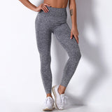 Wjczt Solid Seamless Leggings Fitness Push Up Leggings Women Clothing High Waist Pants Simple Women's Pants