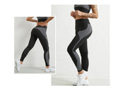 Wjczt Seamless Leggings Fitness High Waist Leggings for Women Side Stripes Slim Leggins Mujer Female Workout Gym Clothing
