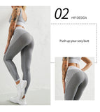 Wjczt Seamless Leggings Fitness High Waist Leggings for Women Side Stripes Slim Leggins Mujer Female Workout Gym Clothing