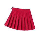 Wjczt Summer Women Pleated Skirts High Waist Female Mini Skirt Harajuku Preppy Style Ladies Plaid Skirts Sweet Girls Dance Mini Skirt