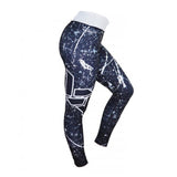 Wjczt Sport Leggings Women Gym Pants Workout Fitness Clothing Jogging Running Pants Gym Tights Stretch Print Sportswear Leggins