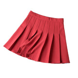 Wjczt Summer Women Pleated Skirts High Waist Female Mini Skirt Harajuku Preppy Style Ladies Plaid Skirts Sweet Girls Dance Mini Skirt