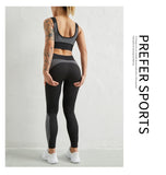 Wjczt Seamless Leggings Fitness High Waist Leggings for Women Side Stripes Slim Leggins Mujer Female Workout Gym Clothing