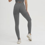 Wjczt Seamless knitted buttocks moisture wicking sports fitness pants sexy buttocks female leggings