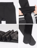 Wjczt Winter Warm Leggings Women High Waist plus Velvet Legging Solid Autumn Leggings 5 Color