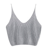 Wjczt Fashion Women Summer Basic Tops Sexy Strappy Sleeveless Racerback Crop Top 2022 Female Casual Solid Color Ribbed Knit Short Vest