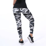 Wjczt Camouflage Womens for Leggins Graffiti Style Slim Stretch Trouser Army Green Leggings Deportes Pants K085