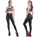 Wjczt Women Fitness Leggings Workout Push Up Leggings Sports Jegging Feamle Sexy V-Waist Legging Women