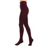 Wjczt Winter Warm Leggings Women High Waist plus Velvet Legging Solid Autumn Leggings 5 Color