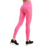 Wjczt Women Fitness Leggings Workout Push Up Leggings Sports Jegging Feamle Sexy V-Waist Legging Women