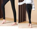 Wjczt Winter Women's Leggings Sherpa Fleece Lined Thermal Skinny Legging High Waist Cashmere Plus Size  S-5XL Cold Weather Warm Pants