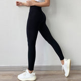 Wjczt Anti Cellulite Seamless Sports Fitness Leggings Gym Running Workout Pants Women High Waist Abdomen Push Up Trousers Hip Lifting