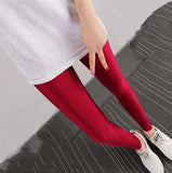 Wjczt New Spring Autume Solid Candy Neon Leggings for Women High Stretched Female Sexy Legging Pants Girl Clothing Leggins