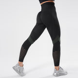 Wjczt Women Fitness High Waist Leggings Seamless Leggings Sportswear Breathable Feamle Workout Legging